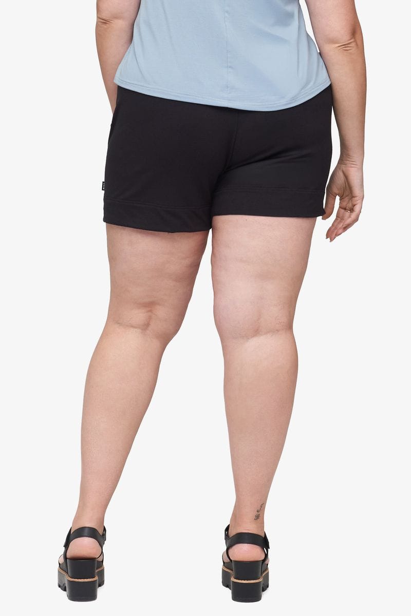 Starboard Short - Women's Short in Black - Back | Daub + Design