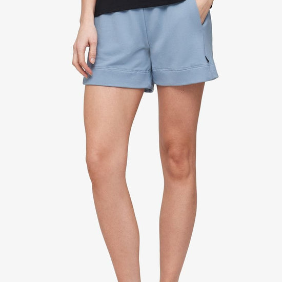 Starboard Short - Women's Basic Short in Coastal Blue - Front | Daub + Design