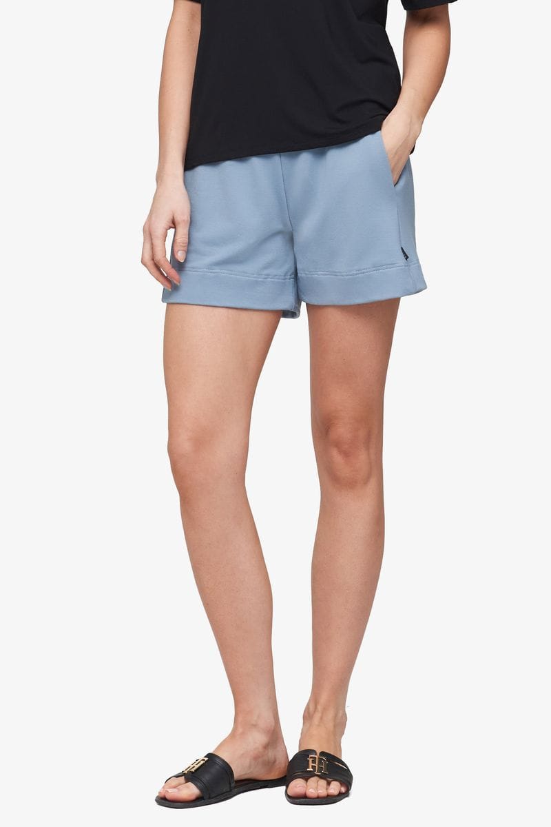 Starboard Short - Women's Basic Short in Coastal Blue - Front | Daub + Design