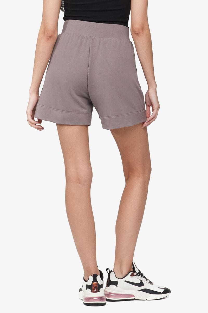 Starboard Short - Women's Basic Short in Driftwood - Back | Daub + Design