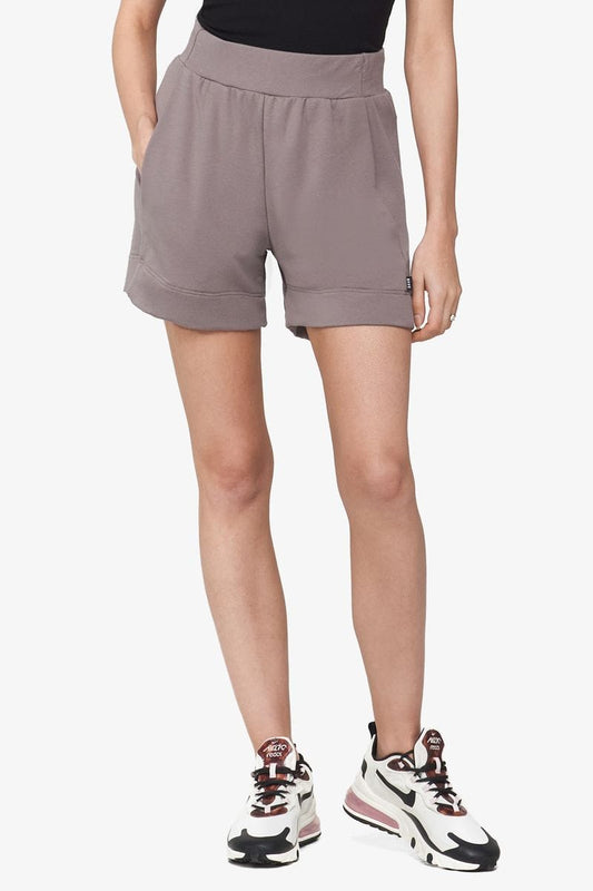 Starboard Short - Women's Basic Short in Driftwood - Front | Daub + Design