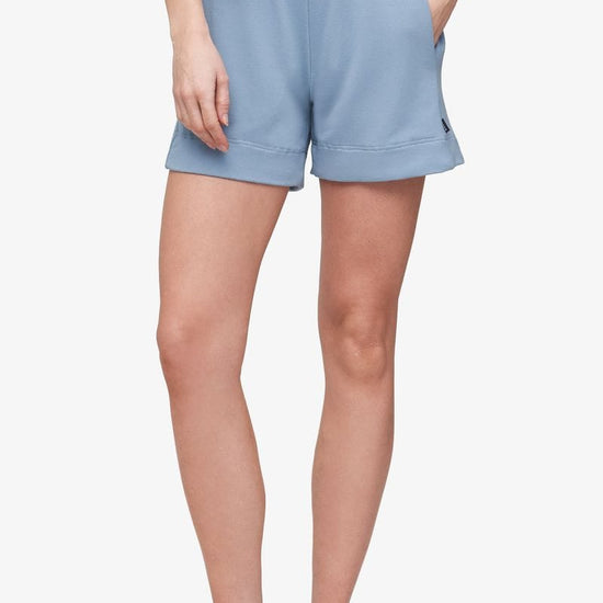 Starboard Short - Women's Basic Short in Coastal Blue - Front | Daub + Design