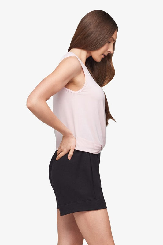 Leilani Tank - Women's Basic Tank in Rose Quartz Pink | Daub + Design
