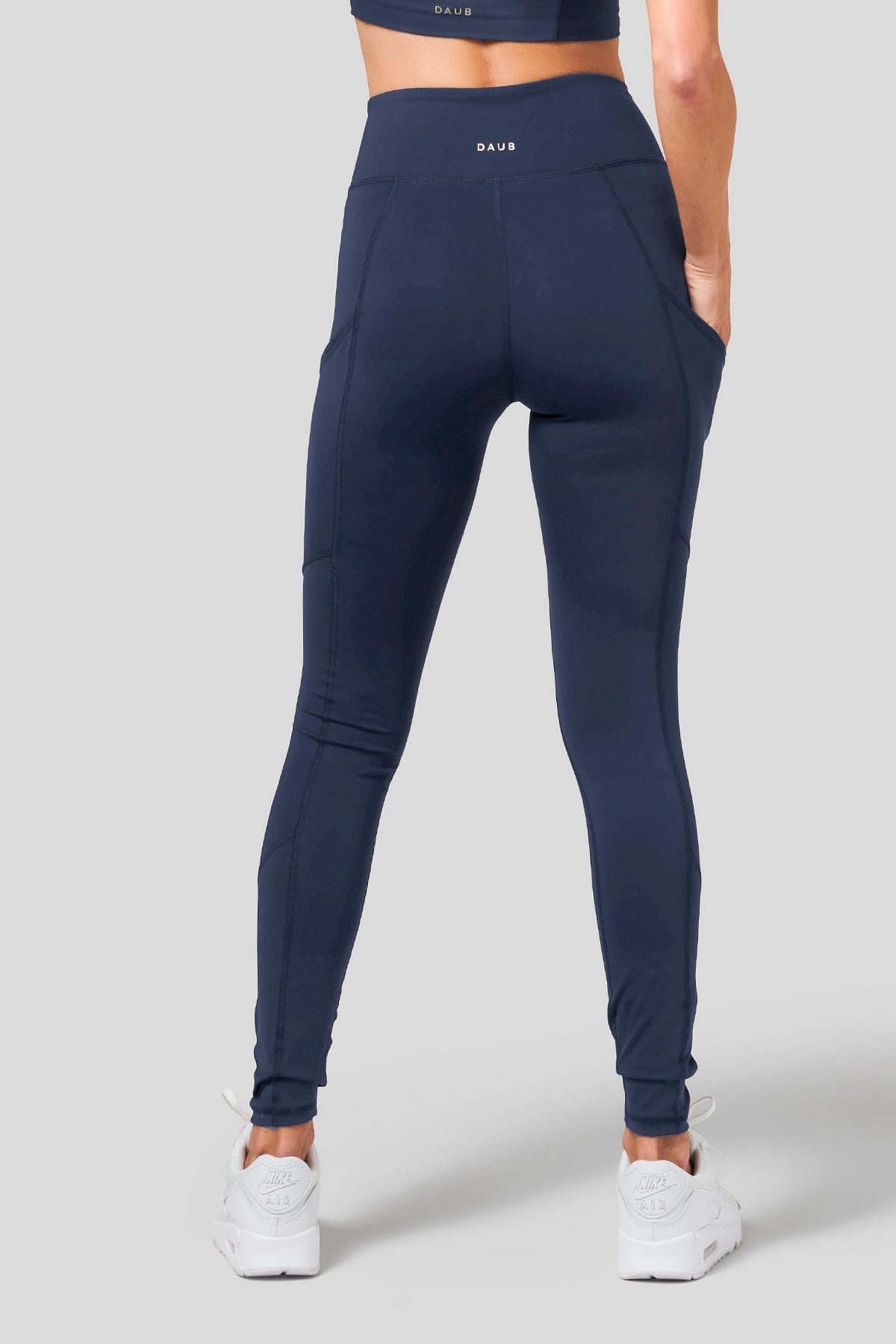 Navy leggings 2025 with pockets