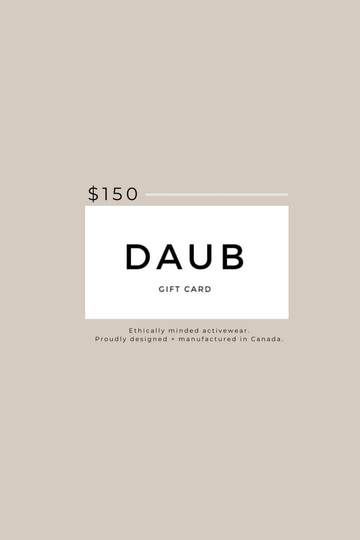 DAUB gift card for $150